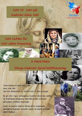 Dünya Kadınlar Gününün 100.Yildönümü