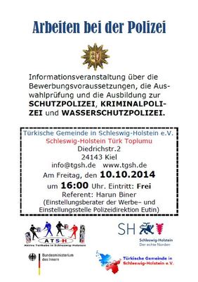 Arbeiten bei der Polizei