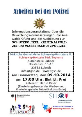 Arbeiten bei der Polizei