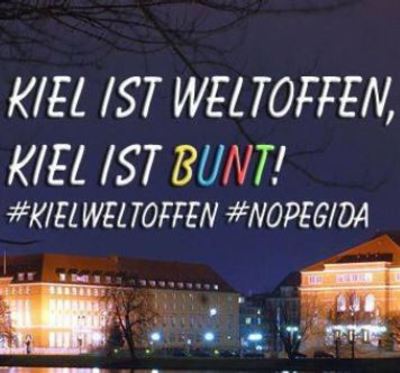 Aufruf zur Dmeonstration und Kundgebung "Kiel ist weltoffen"