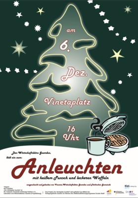 Anleuchten auf dem Vinetaplatz