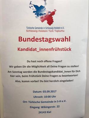 Frühstück zur Bundestagswahl / Bayramlaşma
