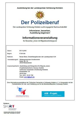 Der Polizeiberuf – Informationsveranstaltung in Neumünster
