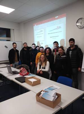 Beratungsstelle Arbeitnehmer-freizügigkeit, Arbeit und Leben S-H  besucht SEDEF KIEL