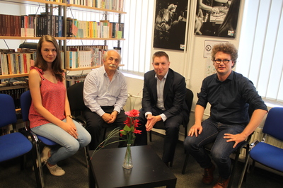 Zu Besuch bei der TGS-H: Michael Saitner, gesch?ftsf?hrender Vorstand des Parit?tischen Wohlfahrtsverbandes Schleswig-Holstein