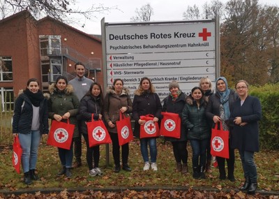 Die T?rkische Gemeinde zu Besuch beim Deutschen Roten Kreuz