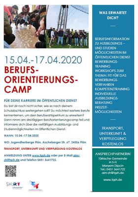 Berufsorientierungscamp – FÜR DEINE KARRIERE IM ÖFFENTLICHEN DIENST