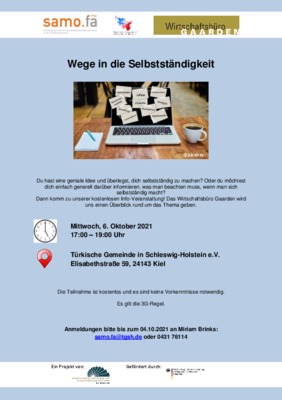 Wege in die Selbstständigkeit