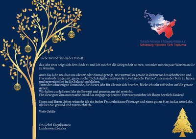 Ein frohes Fest und einen guten Start in das neue Jahr