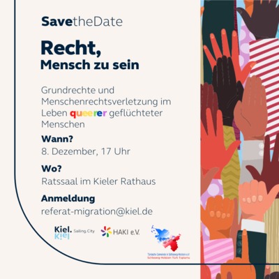 Save the date:  “Recht, Mensch zu sein”