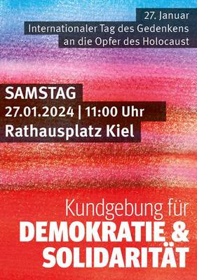 Einladung zur Teilnahme an der Kundgebung in Kiel